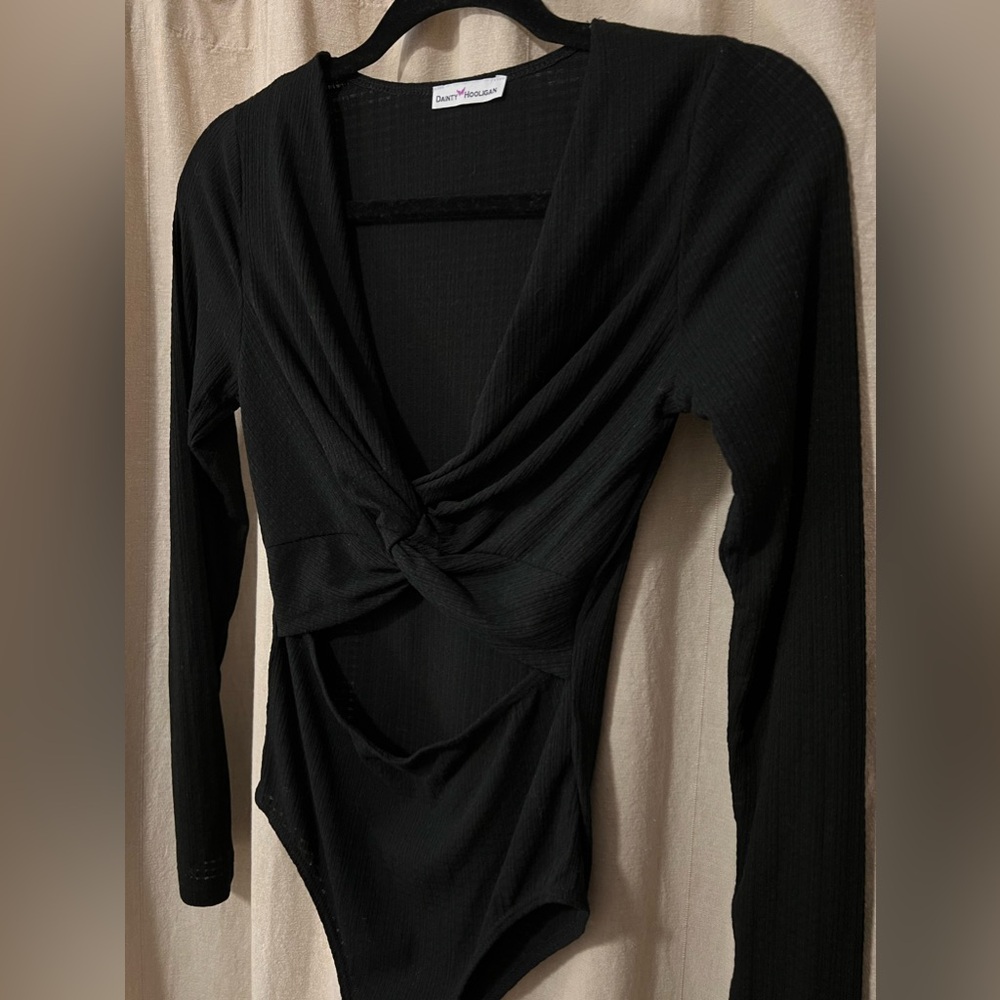 Twist Front Cutout Bodysuit